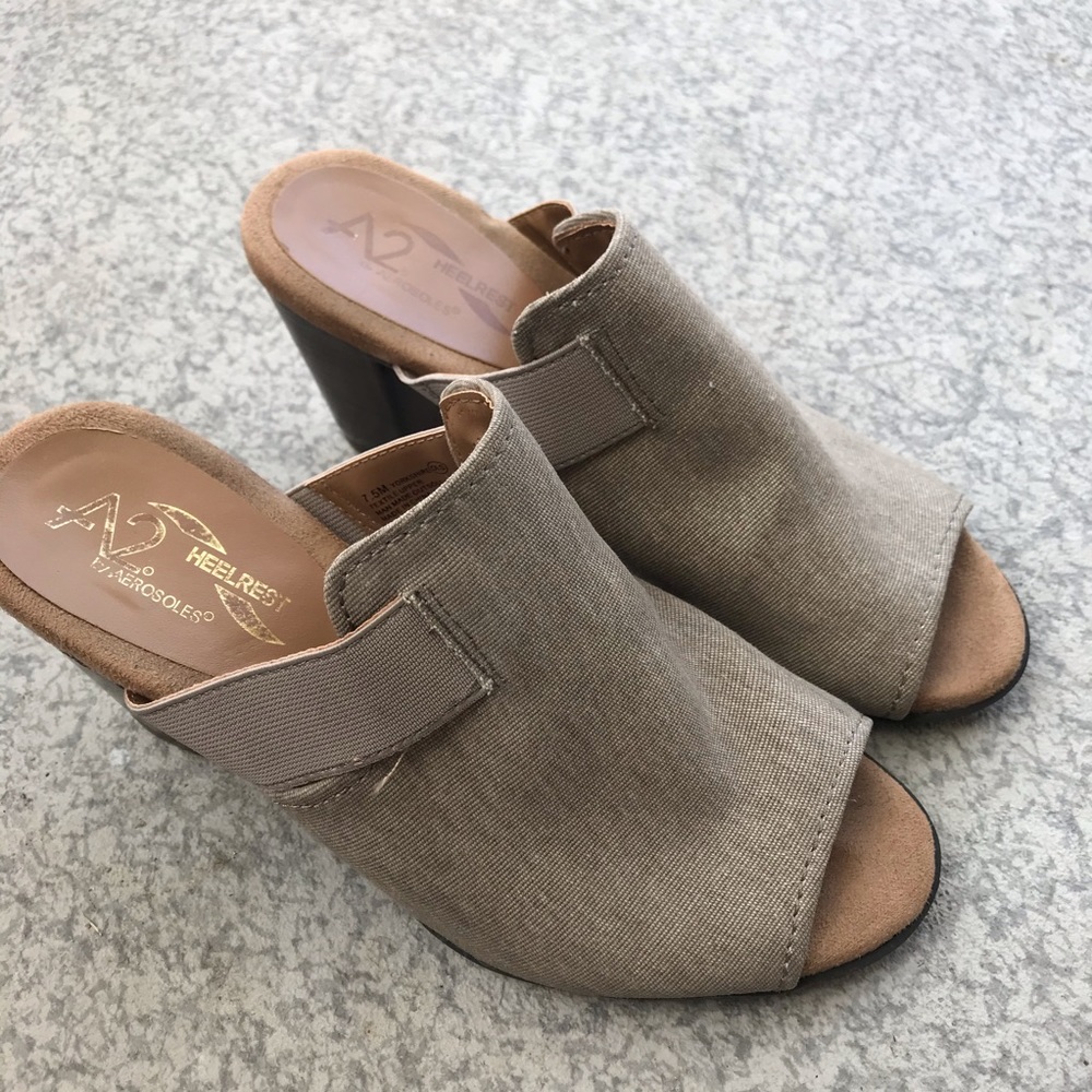 BOGO Aerosoles Neutral ankle heel booties